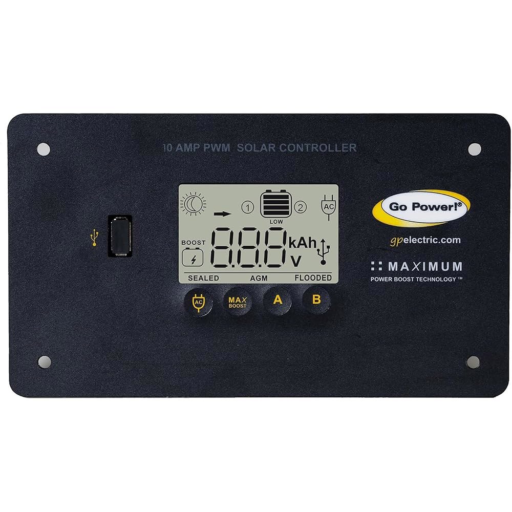 Go Power! GP-RV-80 80와트 태양열 디지털 레귤레이터 30암페어 키트 - 상세 이미지 2