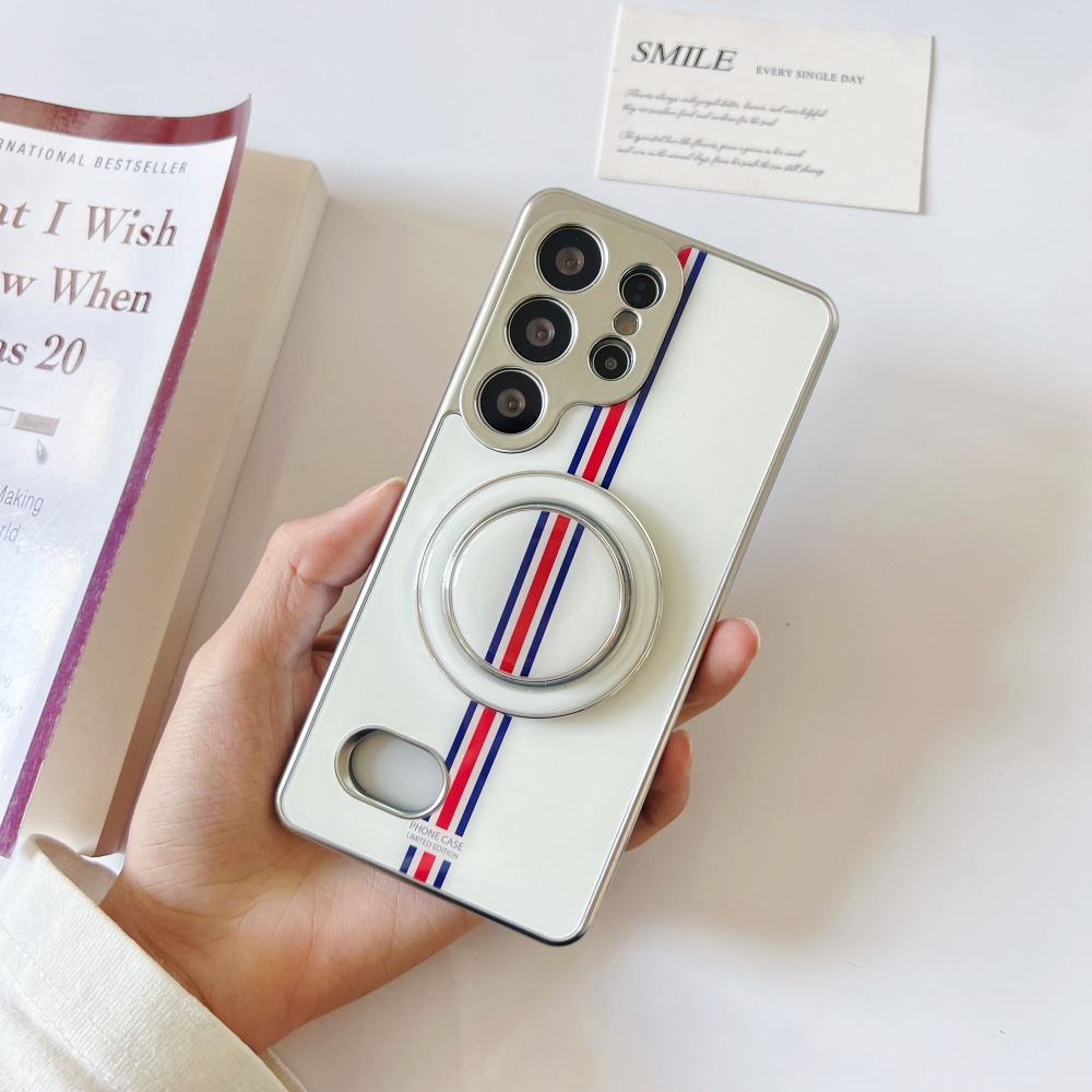 맥세이프 케이스 힌지보호 풀커버 명품 그립톡 화이트실버, 갤럭시S26 이미지 6