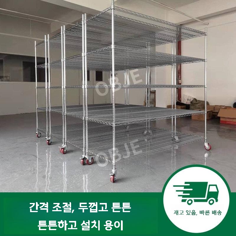 이동식 철제선반 4인치바퀴 조립식 무볼트 경량랙 베란다 - 상세 이미지 4