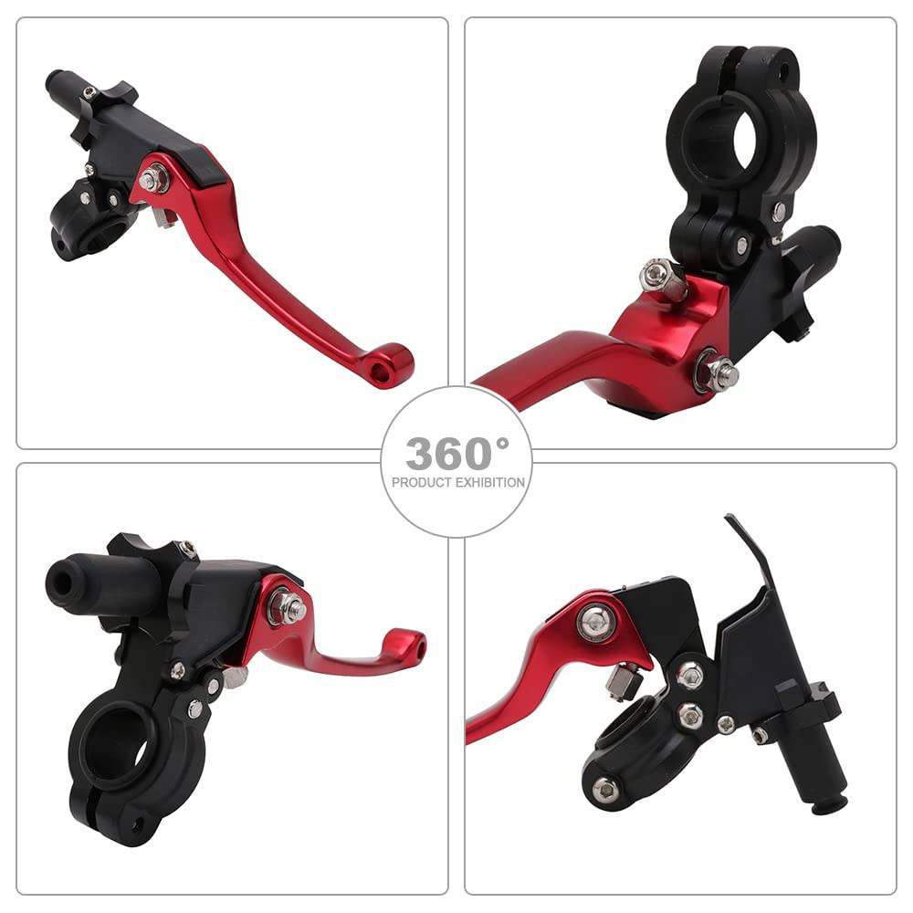 JFG 레이싱 모터사이클 클러치 브레이크 레버 7 / 8 22mm 접이식 알루미늄 합금 유니버설 110cc 125cc 140cc 150cc SSR 아폴로 RFZ 125 DBX18 - 상세 이미지 2