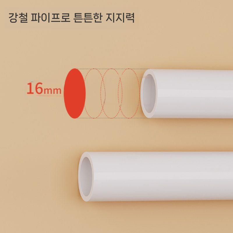 옷거리행거 좁은방행거 긴옷 롱코트 자취 폭좁은 스탠드 일자 이동식 수납 옷장 이미지 6