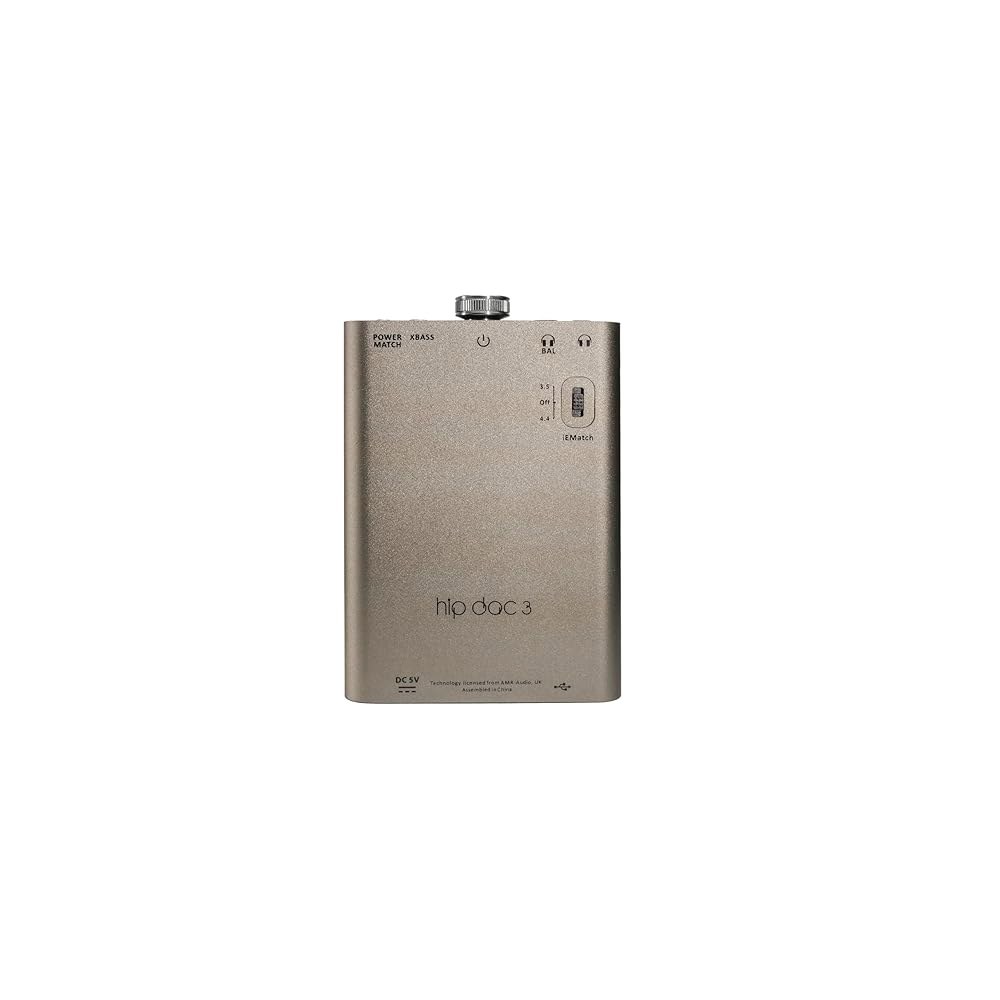 iFi hip-dac3 - 휴대용 고해상도 DAC / 헤드폰 앰프 트루 밸런스 회로, 400mW 출력, 듀얼 USB-C, PCM 384kHz DSD256 MQA 디코딩, XBass - 상세 이미지 3