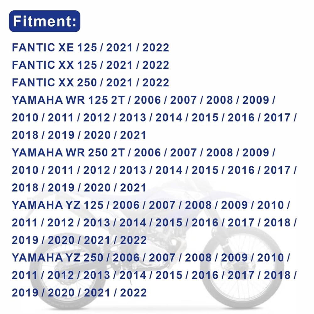 X-Grip 프레임 가드 프로텍터 야마하 YZ WR 125 250X YZ125 YZ250X WR250 2006-2022용 플라스틱 본체 커버 Black blue - 상세 이미지 3