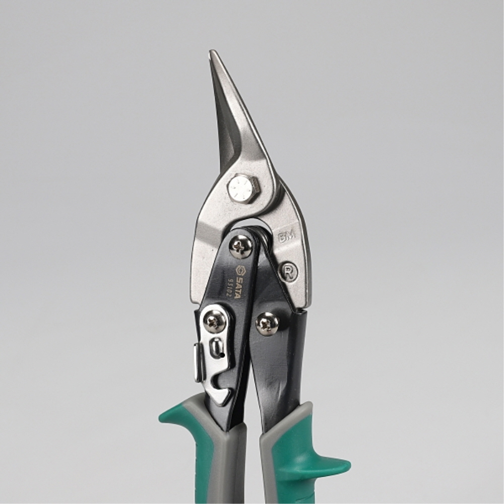 사타 SATA 항공가위 오른손용 250mm 93102 철판 강판절단 - 상세 이미지 4