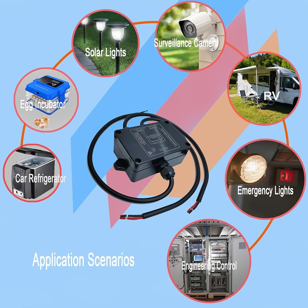 자동 전송 스위치 DC 5V-60V 가정용 DC). 10ms ATS 비상등 냉장고, 발전기용 등(bicut 트랜스퍼 1 Dual diverter switch AC - 상세 이미지 3
