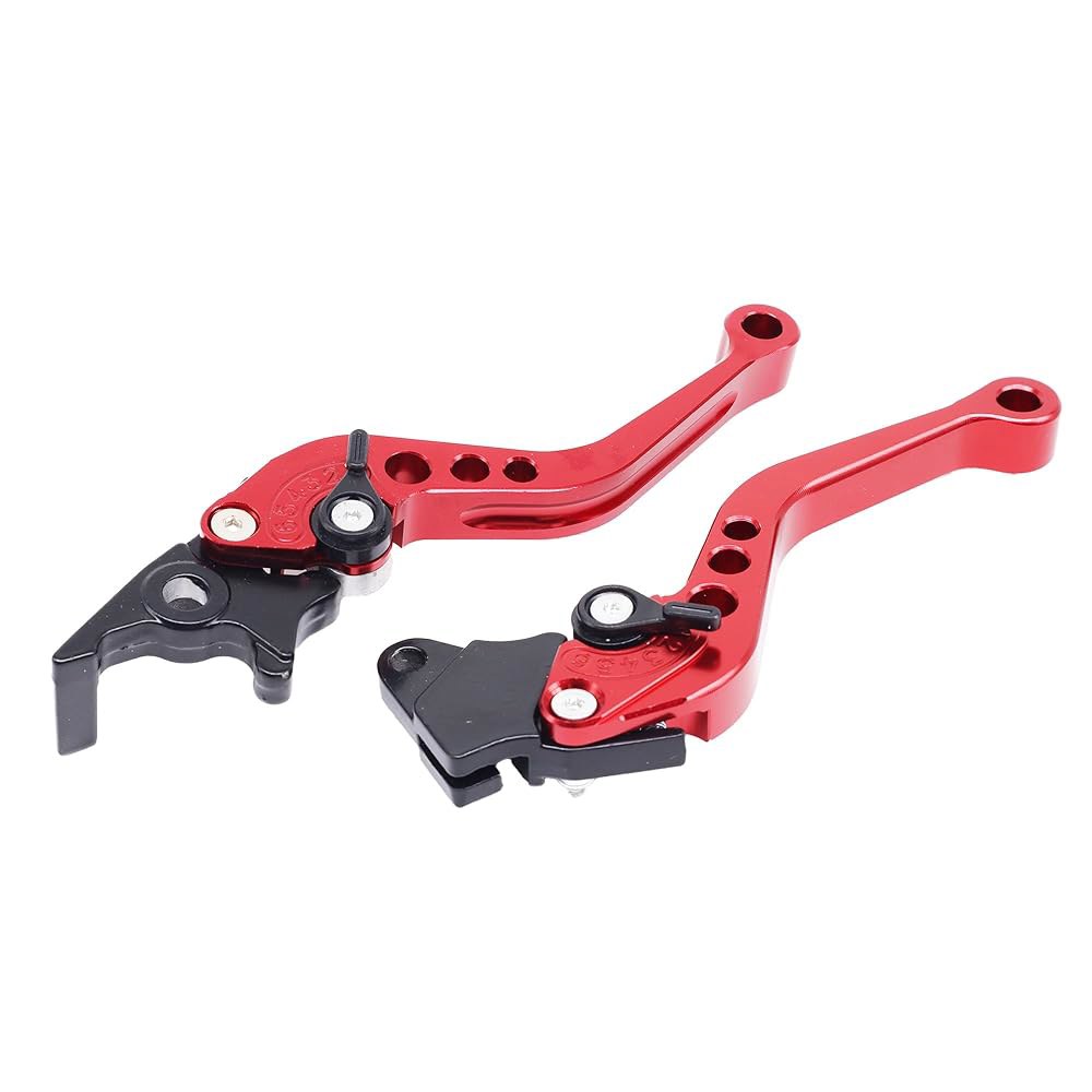 옥스카노 모터사이클 브레이크 레버 22mm 7/8인치 알루미늄 클러치 CNC 핸들바 펌프 핸들 피트 바이크 모토(빨간색)용 유니버설 실린더 - 상품 이미지