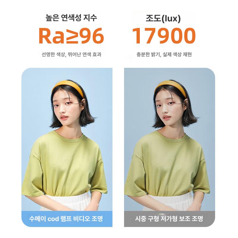 촬영용 조명 방송용 플래시 사진 촬영 고정 삼각대 영상 이중등 패키지 G - 상세 이미지 2