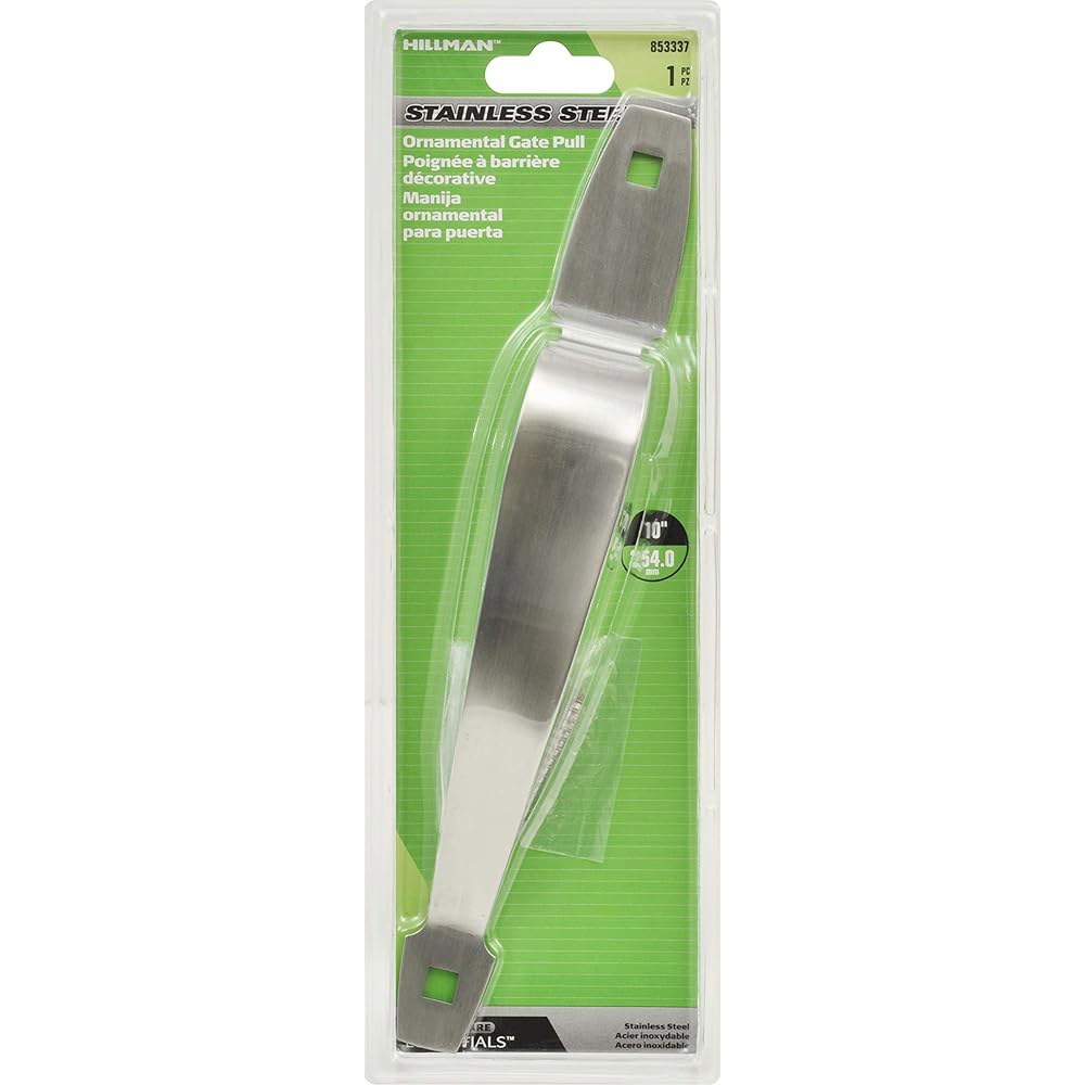Hardware Essentials 853337 장식용 도어 25.4cm(10인치) 스틸 풀 스테인리스 - 상세 이미지 2