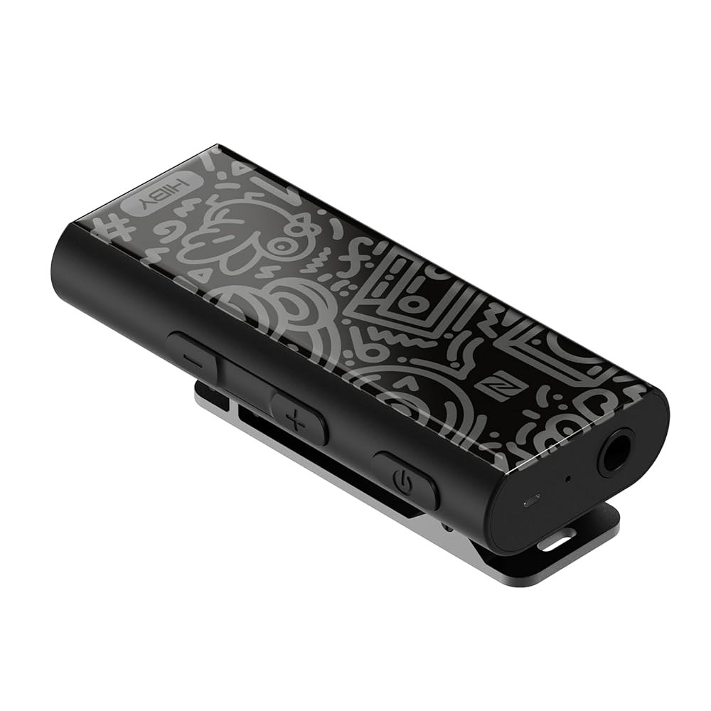 하이비 W3 II 헤드폰 앰프 블루투스 5.2 차량 오디오/스마트폰/PC/노트북용 수신기 USB DAC Black - 상품 이미지