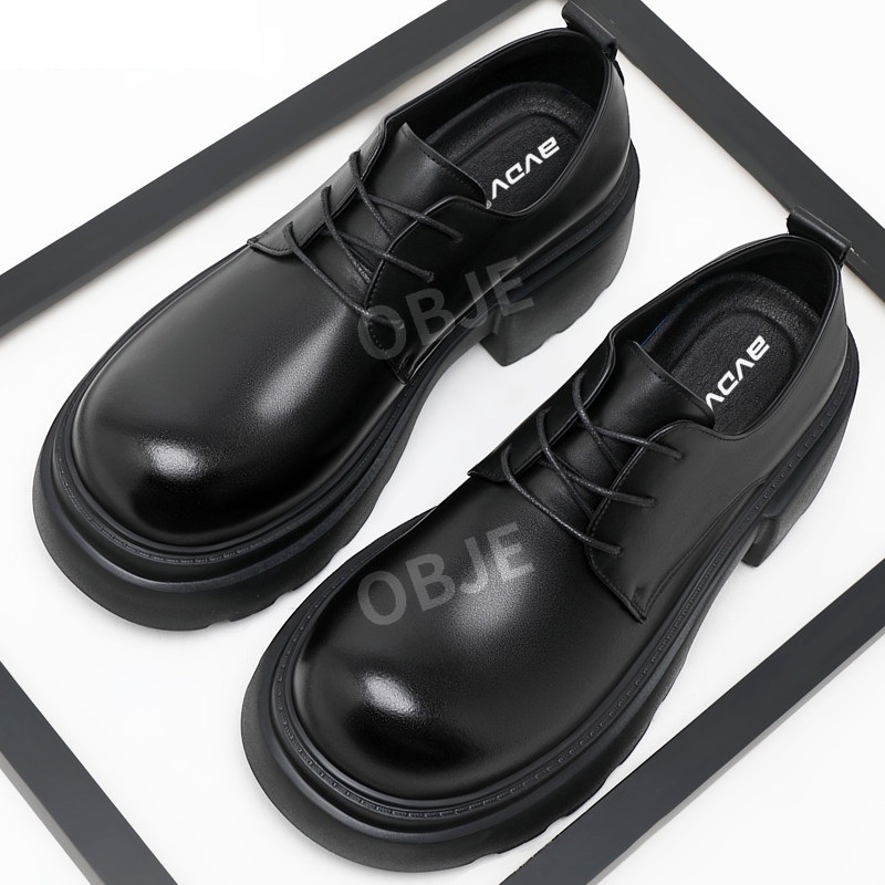 남성 키높이구두 소가죽 비즈니스화 웨딩슈즈 6cm 8cm 정장구두 이미지 6