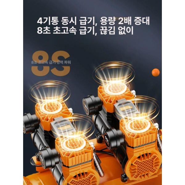 최강 소형 펌프 공기 압축기 휴대용 고압 저소음 미니 자동 산업용 전문가용 에어 3190w-15L 스마트 시작 정지디지털 3190w-15L 25L 디지털 압력 표시기 고급 재료 사 - 상세 이미지 5
