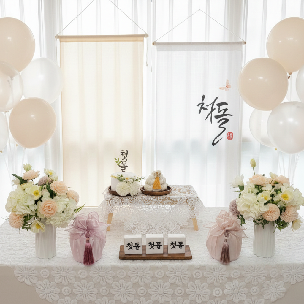 [당일발송가능] 백일상대여 집에서 아기 100일잔치 셀프상차림 소문난돌상 N01 - 상세 이미지 2