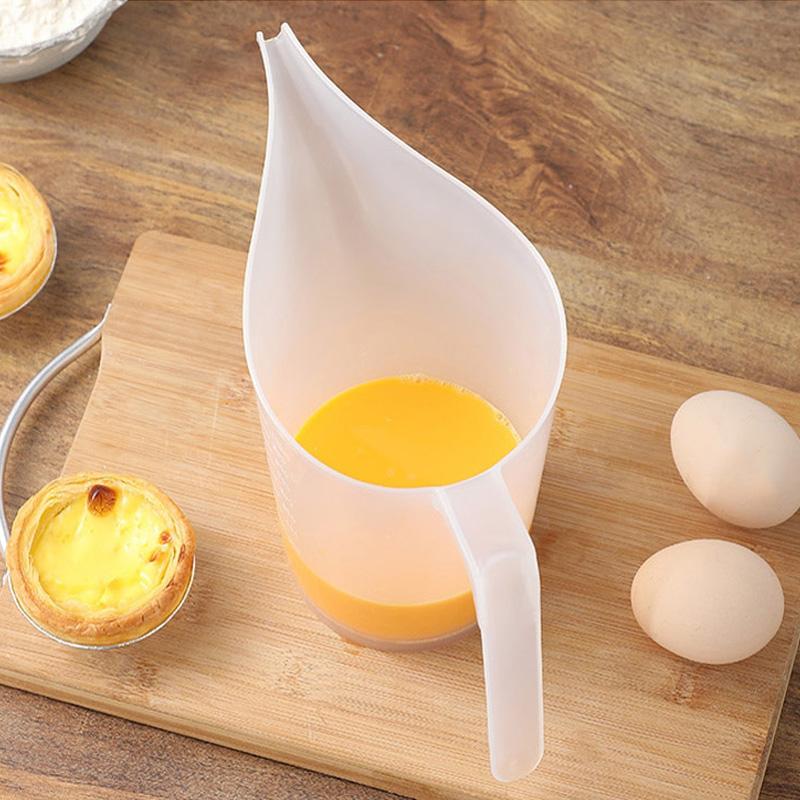 입구가 긴 계량컵 베이킹 홈 반죽용 비커 1000ml 500ml - 상세 이미지 4