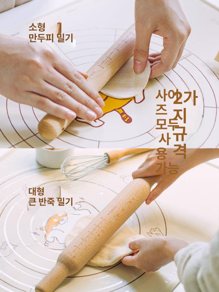 반죽매트 제과제빵 240g 베이킹패드 대형 밀대 - 상세 이미지 4
