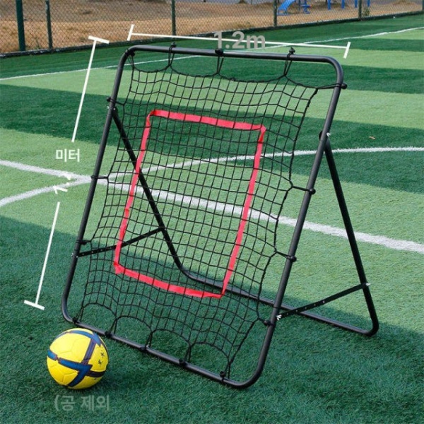 최강 야구 수비 연습 리바운더 투수 네트 반사문 100x100cm 블랙 1m 축구 블랙 1m 축구 반사문 - 상품 이미지