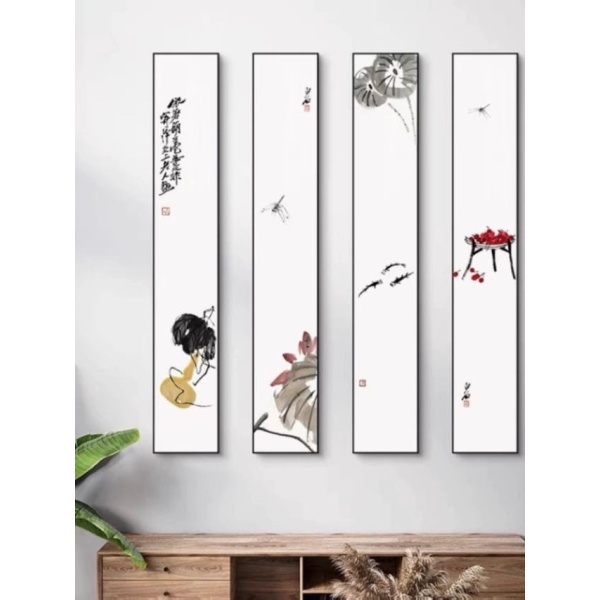 고급스러운 엔틱 크리스탈 샹들리에 조명 복도 레스토랑 거실 단단한 A A 예술 텍스처 화면-무광 효과 20x120cm - 상세 이미지 4