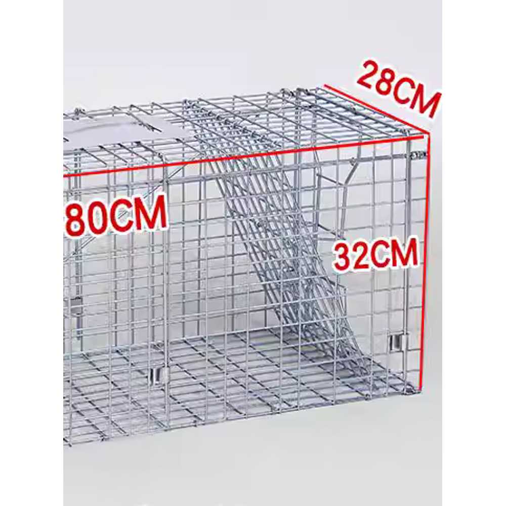 포획틀 포획망 유기견 구조 멧돼지 들짐승 야생 동물 105x45x40cm - 상세 이미지 2