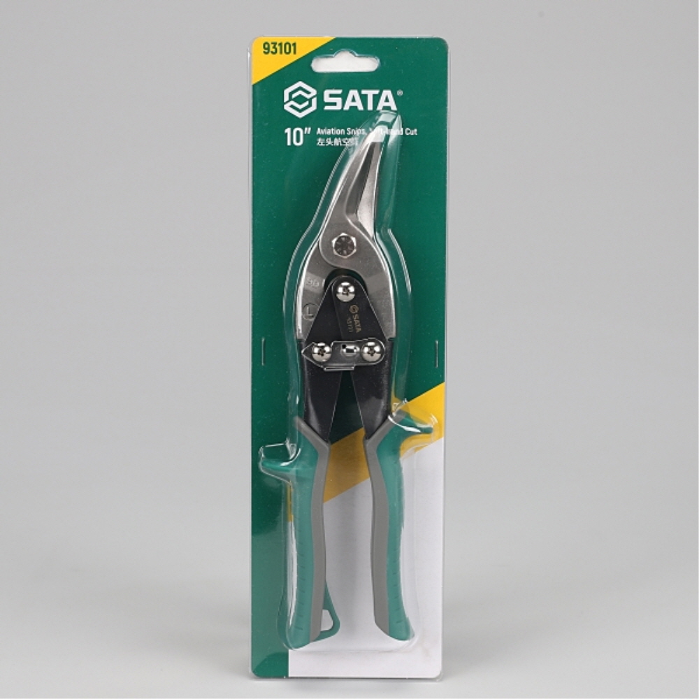 사타 SATA 항공가위 왼손용 250mm 93101 좌측커브 강판절단 이미지 6