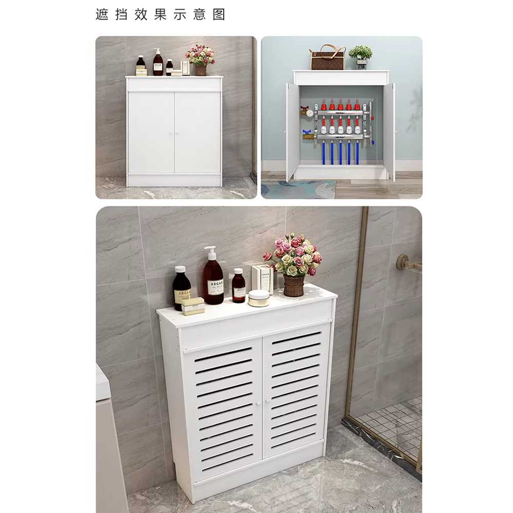 보일러 커버 보일러배관 가리개 액셀파이프 삼면 욕실 90x70x25cm - 상세 이미지 2