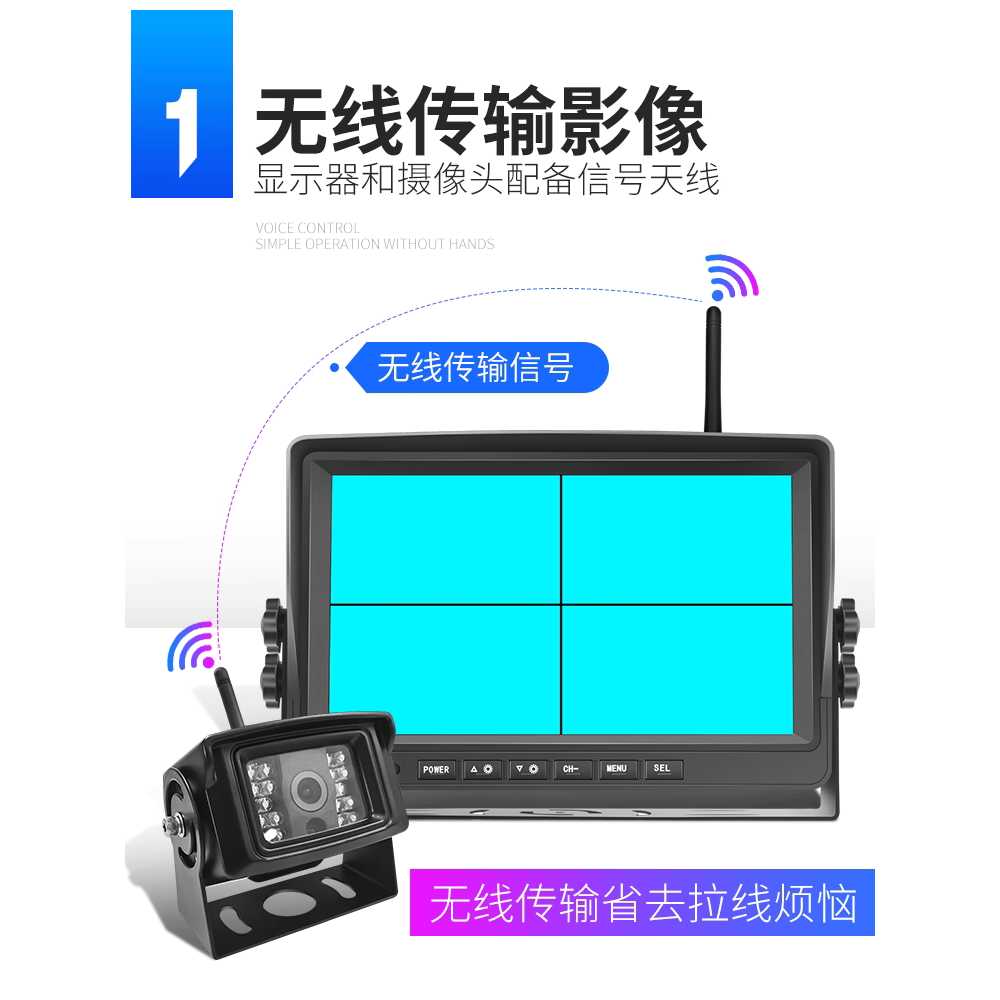 포크레인 후방 카메라 사각지대 트럭 용 영상 모니터링 도구 11 이미지 6