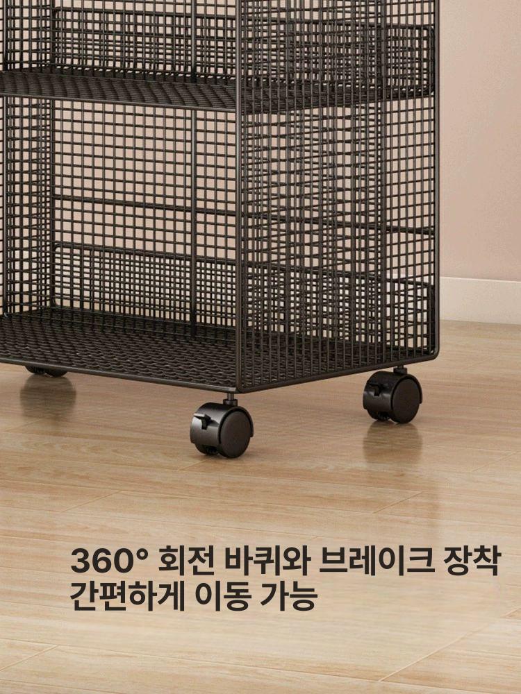 이동식 책꽂이 선반 책상밑 수납 트롤리 카트 책수납 도서관 북트레이 미니 철제 사무실 북 - 상세 이미지 4