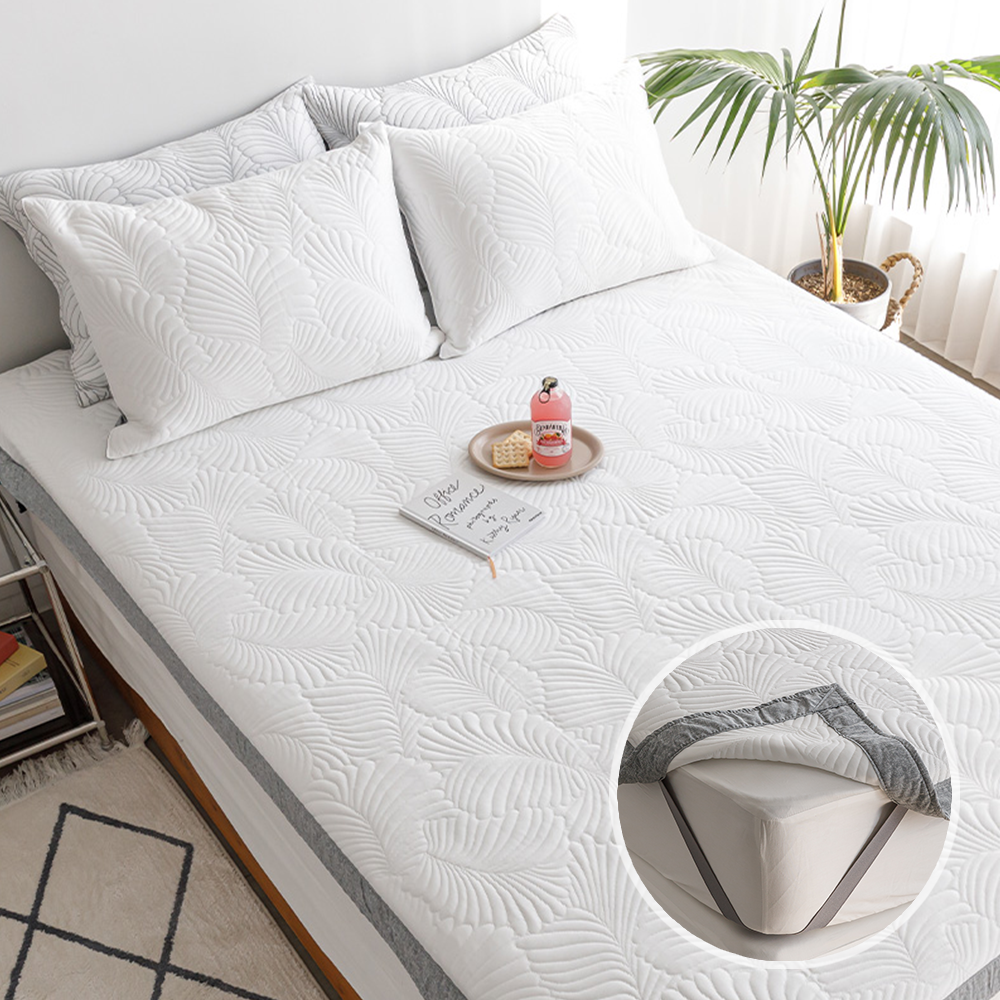 듀라론 고정밴드 시원한 아이스 쿨 여름 냉감패드 침대패드 SS