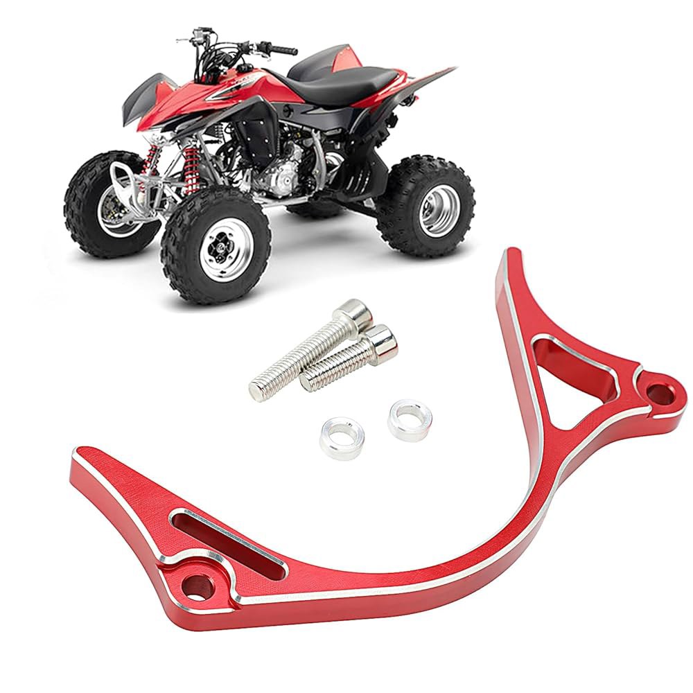 Wacece ATV 케이스 세이버 엔진 가드 CNC for Sportrax 400 TRX 400X 2009 2012-2014 400EX 1999-2008 Red black - 상품 이미지
