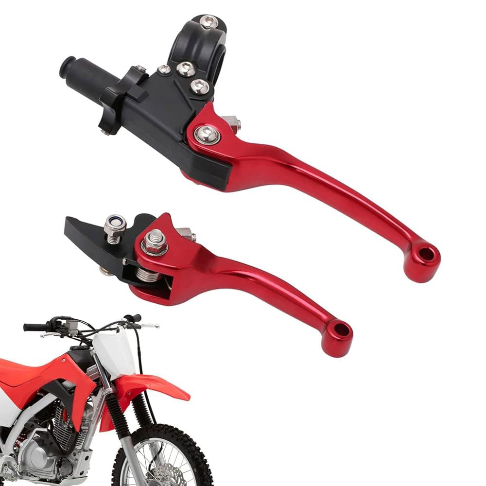JFG 레이싱 모터사이클 클러치 브레이크 레버 7 / 8 22mm 접이식 알루미늄 합금 유니버설 110cc 125cc 140cc 150cc SSR 아폴로 RFZ 125 DBX18 - 상품 이미지