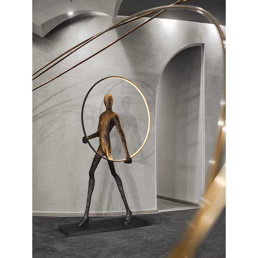 미술관 조각상 재물운 박물관 대형 오브제 모던 장식 150cm - 상세 이미지 3