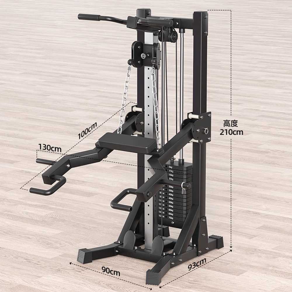 가정용 시티드로우 기구 갠트리 케이블 용 장비 피트니스 100KG 이미지 6