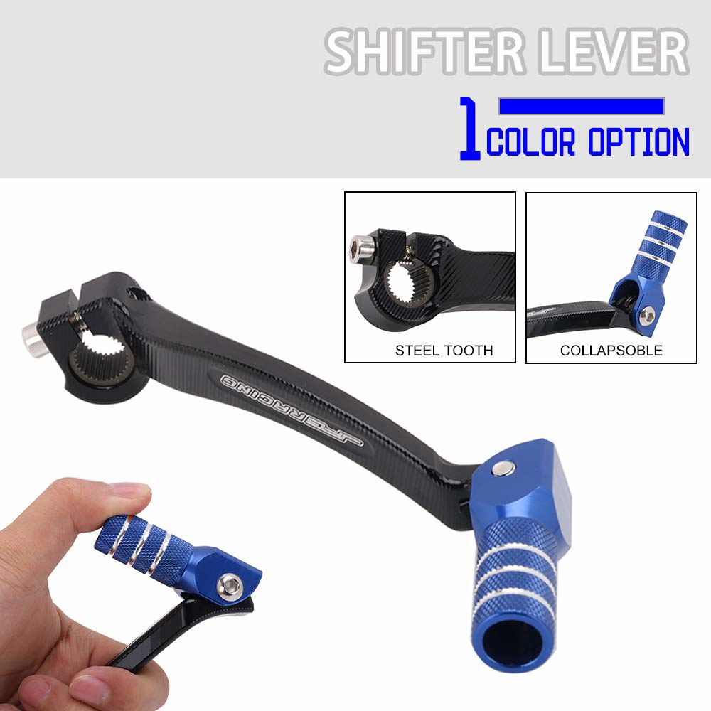 JFG 레이싱 모터사이클 접이식 기어 변속 레버 페달 CNC for YZ250F 2014-2021 YZ250FX 2020 YZ450FX 2016-2021 WR250F WR450F - 상세 이미지 2