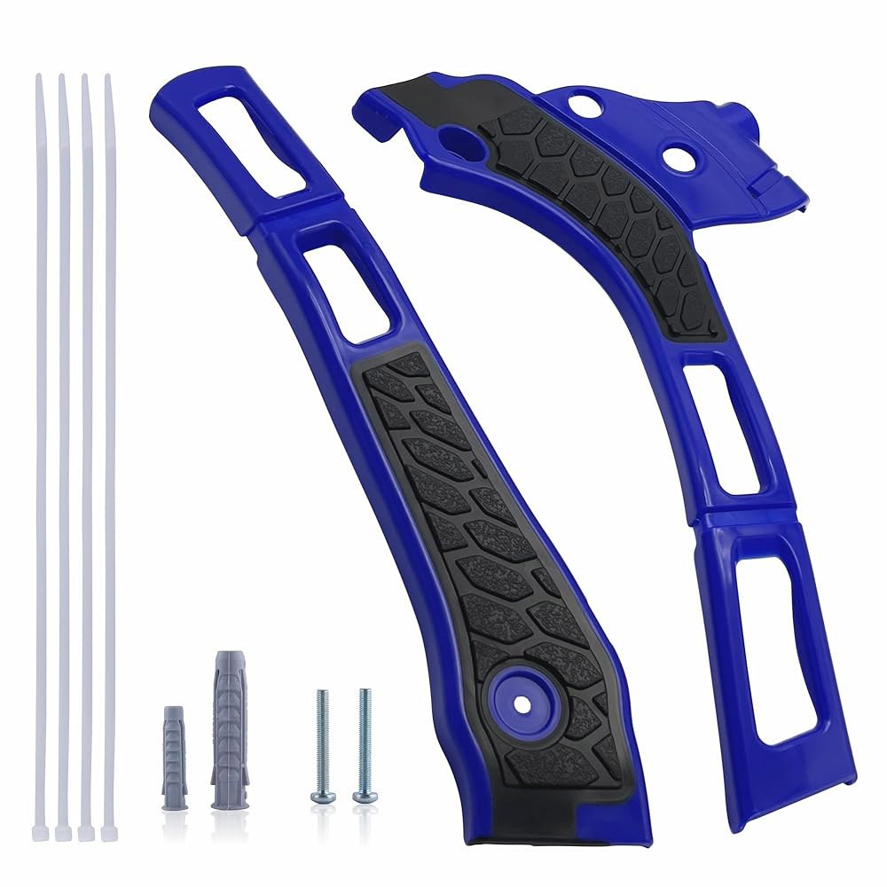X-Grip 프레임 가드 프로텍터 야마하 YZ WR 125 250X YZ125 YZ250X WR250 2006-2022용 플라스틱 본체 커버 Black blue - 상품 이미지