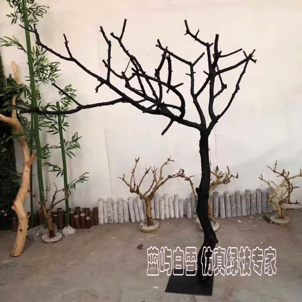 죽은 인조목 관상목 대형 실내 마른가지 조경 장식품 1m - 상세 이미지 3