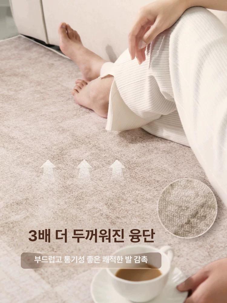 대형 러그 카페트 사각 매트 거실 침실 호텔 인테리어 바닥 깔개 - 상세 이미지 4