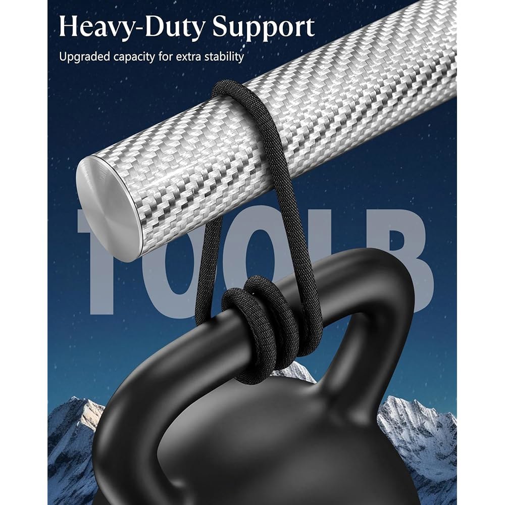 DUPKEV 61cm(24인치) 탄소 섬유 깃대 링, 은색 사용, 깃대, 야외 회전 방지 카트/오토바이에 - 2.5cm(1인치), 지름 집/보트/골프 녹 360 전천후 - 상세 이미지 3
