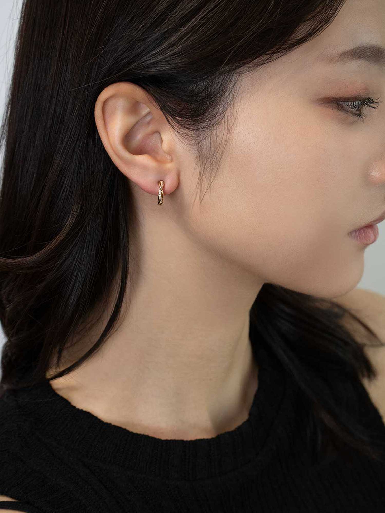 지티 귀찌 엣지 귀안뚫는 귀걸이 링 이어커프 이미지 6