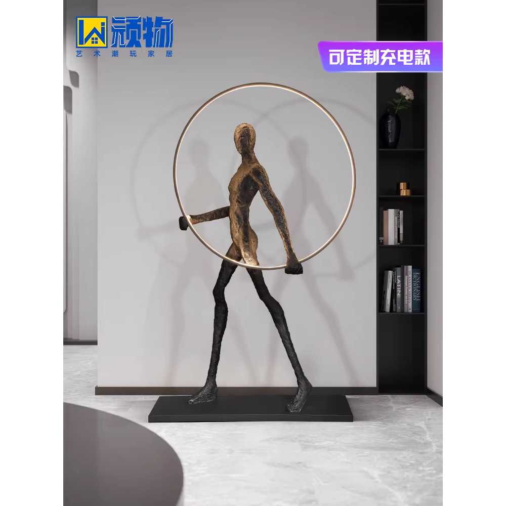 미술관 조각상 재물운 박물관 대형 오브제 모던 장식 150cm 이미지 6
