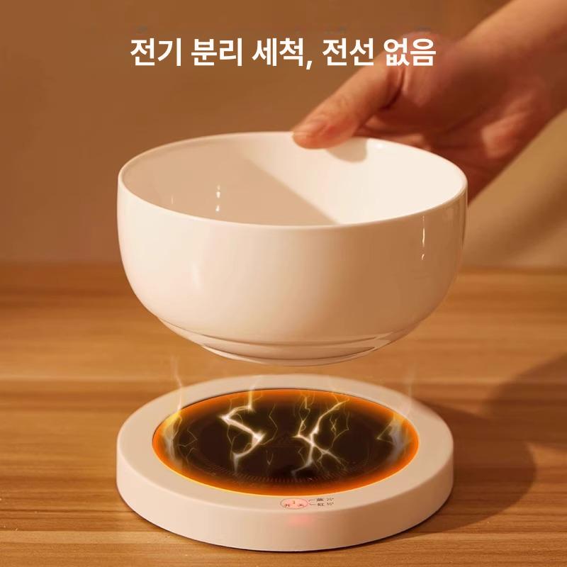 얼지않는 물그릇 보온 겨울 따뜻한 밥그릇 야외 길고양이 500ml 1단계 온도조절패드 - 상세 이미지 2