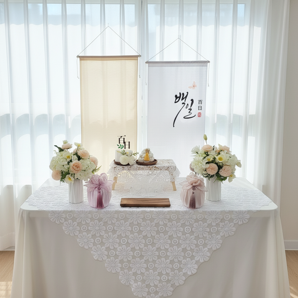 [당일발송가능] 백일상대여 집에서 아기 100일잔치 셀프상차림 소문난돌상 N01 - 상세 이미지 3