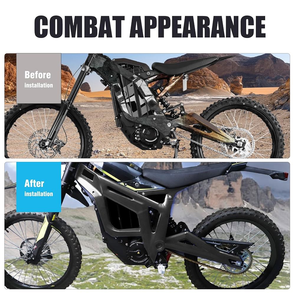 탈라리아 스팅용 YIBEICO 바디 프레임 보호 커버 MX3 MX4 MX5 EVO /EXPE 케이스, 가드 스티커, 탈라리아용 E-Bike 액세서리(샤이니 블랙) - 상세 이미지 3