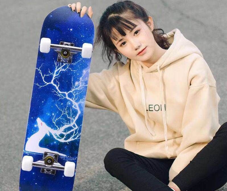 스케이드 보드 입문용 초보용 청소년 스쿠터 스포츠용 롱보드 성인용 취미 인라인 - 상세 이미지 3