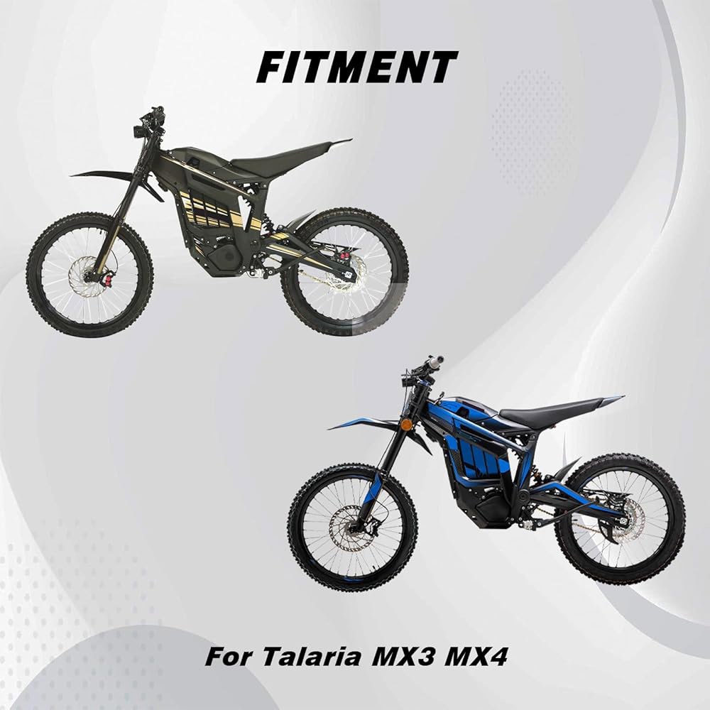탈라리아 스팅 MX3 MX4 전기 더트 바이크 블랙을 위한 엔진 케이스 세이버 측면 커버 알루미늄 CNC - 상세 이미지 3