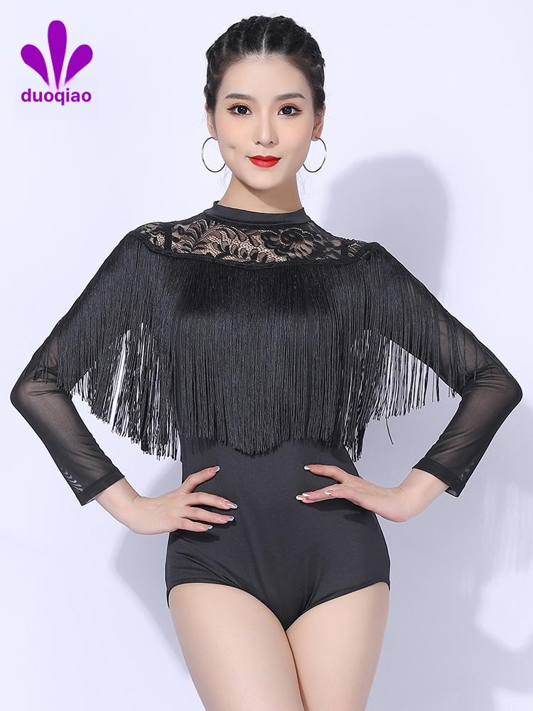 스커트 공연용 댄스스커트 연습복용 힙스카프 연출 줌바 블랙 긴팔 S - 상세 이미지 3