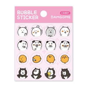 담곰이 버블 스티커 입체 퍼그 고로케 농담곰 나가노 다꾸 블루 다이어리 ... 실사용 후기 | 효과 있을까? - 상품 이미지 2