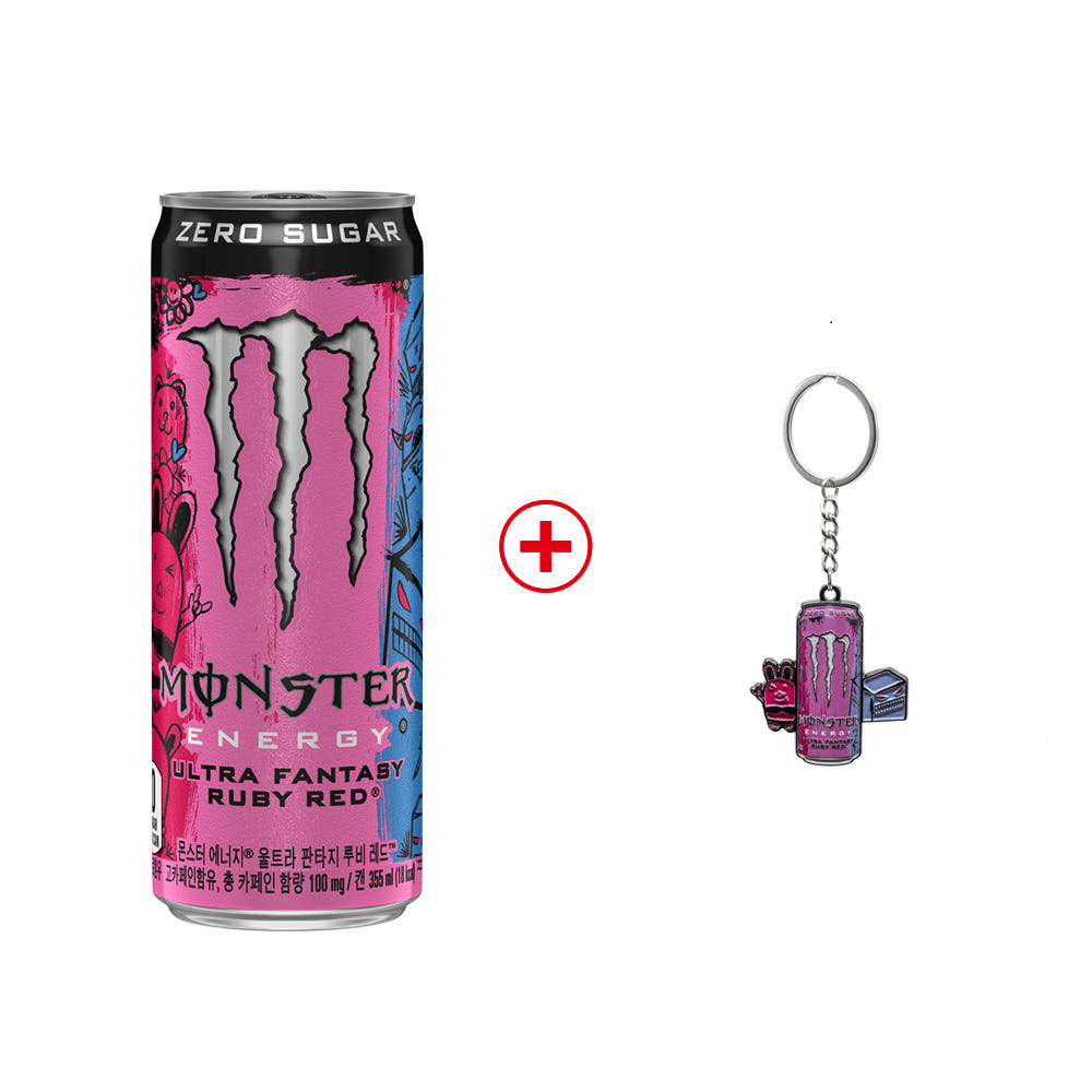 몬스터 에너지 울트라 판타지 루비 레드 355ml 24개 + RB 키링