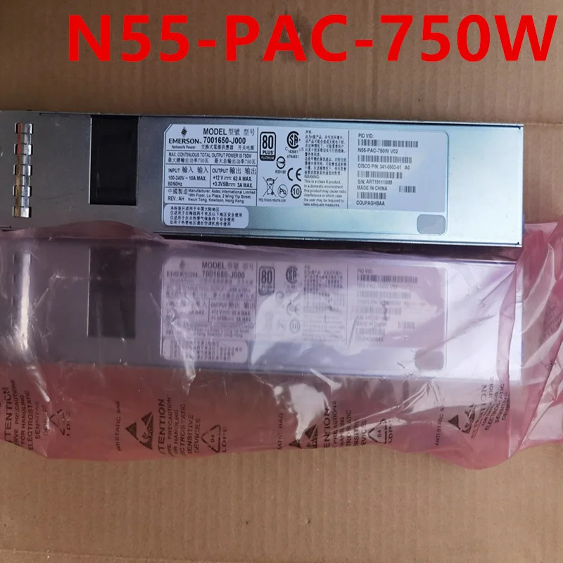 CISCO N5K-C5548 거오리지널 전원공급장치 5548P 750W 341-0503-01 7001650-J000 N55-PAC-750W