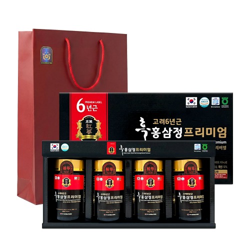 고려6년근 흑홍삼정프리미엄 240g x 4병 - 상품 이미지