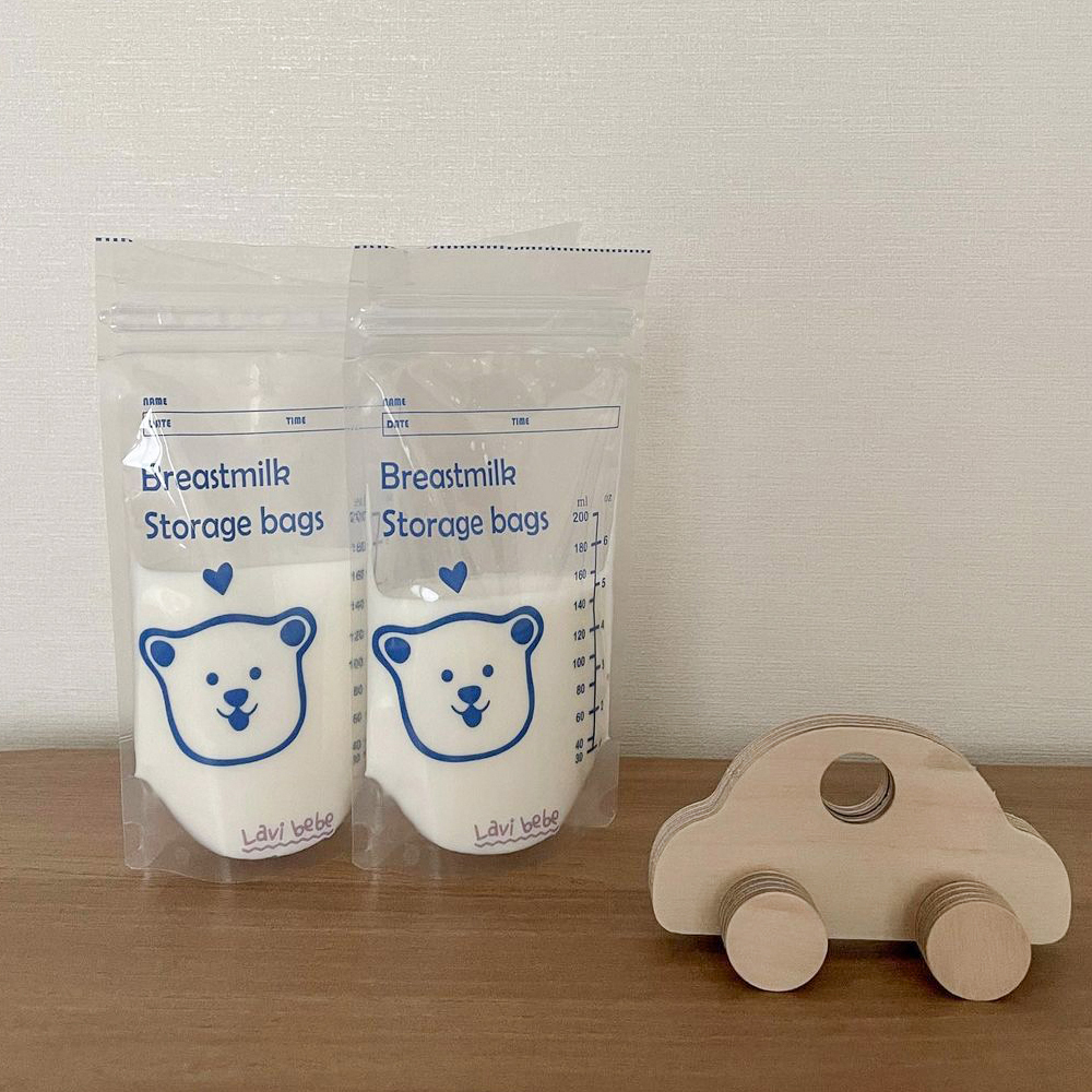 라비베베 일회용 변온 모유 초유 저장팩 200mL 30장 조리원준비물