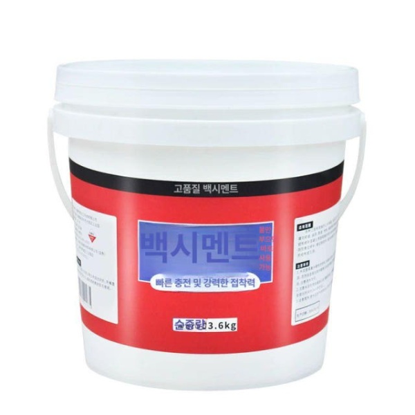 강력 보수 백시멘트 틈새 수리용 벽면 시멘트 메우기 3.6kg 백시멘트 600g - 상세 이미지 5
