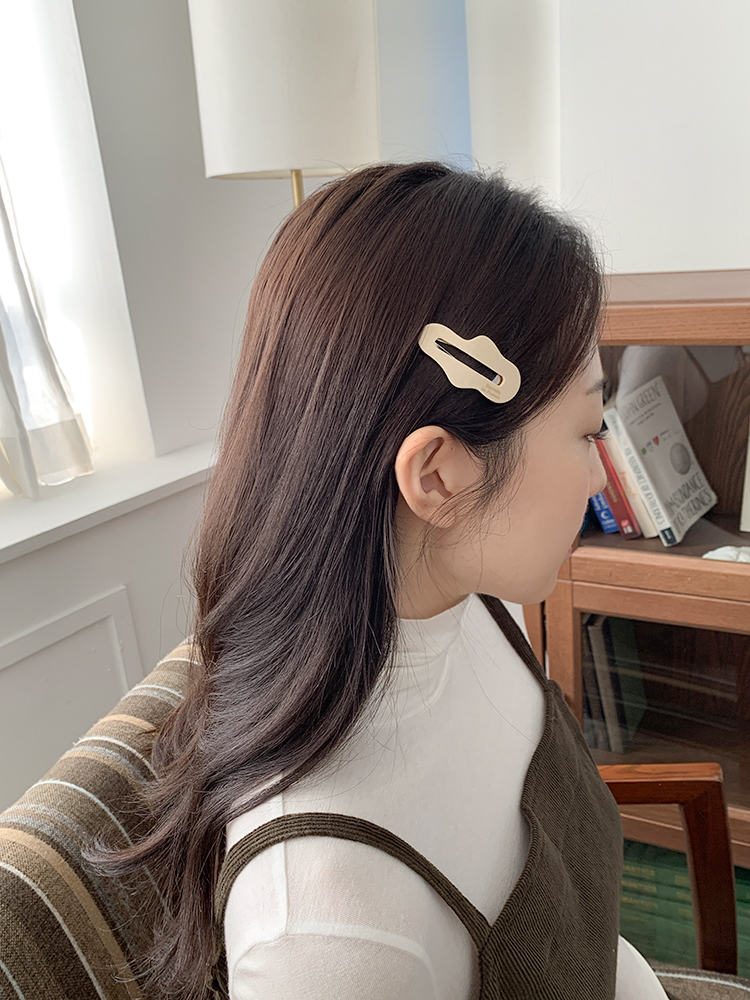 Barrette La France, 웨이브 똑딱핀 - 물결 컬러 프랑스 옆머리 포인트핀 - 상세 이미지 3